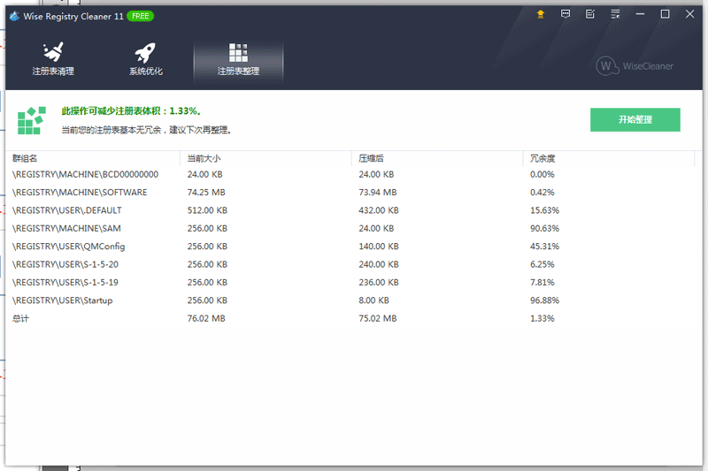 Wise Registry Cleanerͼ1